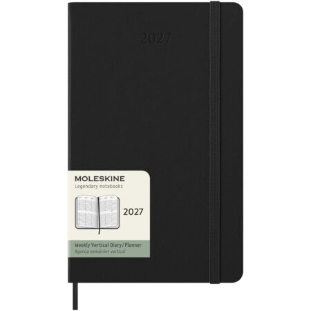 Agenda vertical L de 12 meses con tapa dura Moleskine