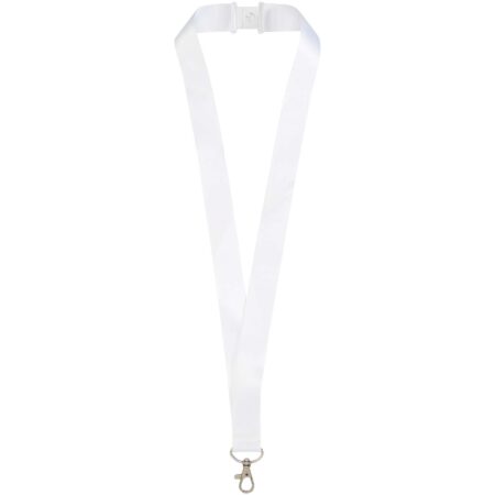 Addie lanyard en sublimación de PET reciclado con cierre de seguridad