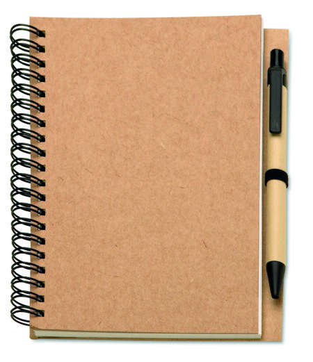 B6 Libreta de papel reciclado Bloquero
