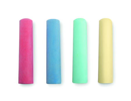 4 tizas de colores Street